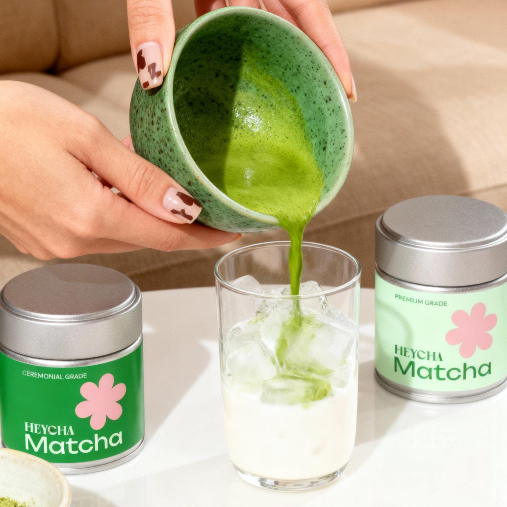 Ekologiskt Matchapulver Premium & Ceremoniell Grad (2 x 30g) - 60g