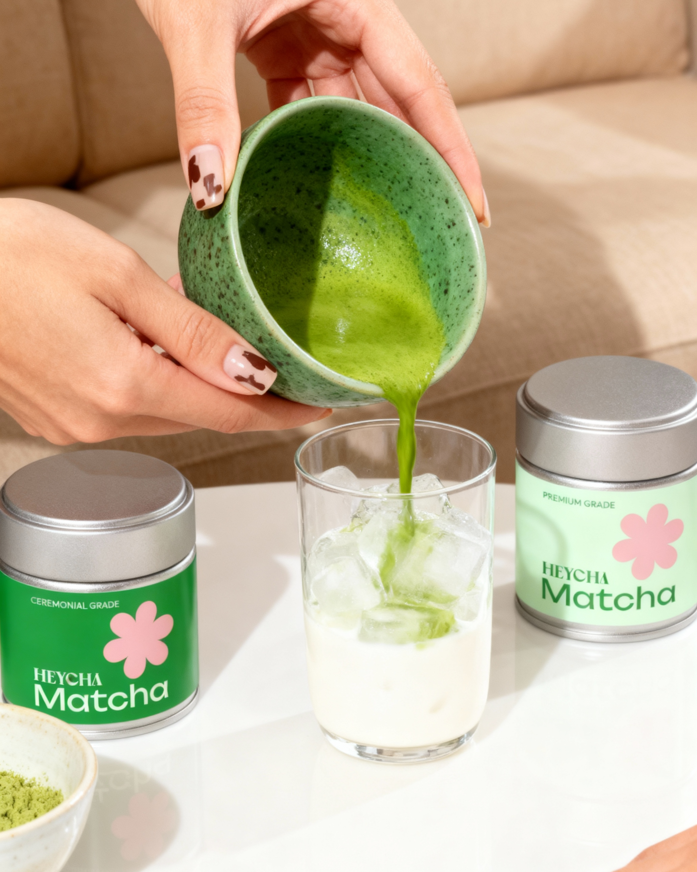 Ekologiskt Matchapulver Premium & Ceremoniell Grad (2 x 30g) - 60g